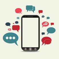 Comparación de mensajes de texto y mensajes SMS